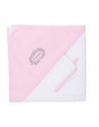 FILLIKID Prosop brodat cu manusa bebelus Princess pink
