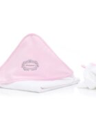 FILLIKID Prosop brodat cu manusa bebelus Princess pink