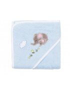 FILLIKID Prosop brodat Elepant family blue 75x75 cm