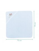 FILLIKID Prosop brodat Elepant family blue 75x75 cm