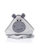 FILLIKID Prosop brodat Hippo grey 75x75 cm