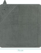 FILLIKID Prosop brodat Pisica green 75x75 cm