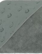 FILLIKID Prosop cu capison whale green 75x75 cm