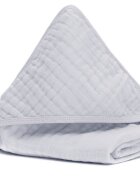 FILLIKID Prosop-pled din muselina light grey 75x75cm