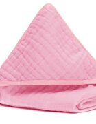 FILLIKID Prosop-pled din muselina roz 75x75cm