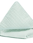 FILLIKID Prosop-pled din muselina verde 75x75cm