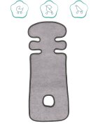 FILLIKID Protectie anti-transpiratie pentru carucior grey