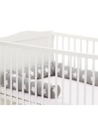 FILLIKID Protectie laterale pentru pat lemn 190 cm Star grey