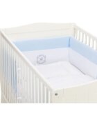 FILLIKID Protectie laterale pentru pat lemn Print Blue