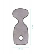 FILLIKID Protectie universala anti-transpiratie pentru scaune auto gr 0-1-2-3 Grey