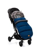 FILLIKID Sac de iarna cu guler blanita detasabil pentru carucior navy 100x50 cm