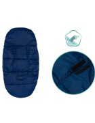 FILLIKID Sac de iarna cu guler blanita detasabil pentru carucior navy 100x50 cm