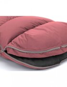FILLIKID Sac de iarna cu guler blanita detasabil pentru carucior roz pudra 100x50 cm