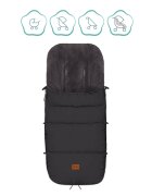 FILLIKID Sac de iarna reflectorizant pentru carucior Kinley black