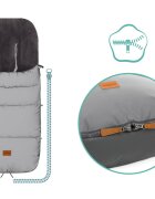 FILLIKID Sac de iarna reflectorizant pentru carucior Kinley silver