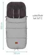 FILLIKID Sac de iarna reflectorizant pentru carucior Kinley silver