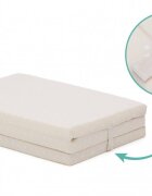 FILLIKID Saltea pliabila pentru copii Beige Buline 120x60x4 cm