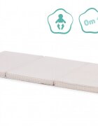 FILLIKID Saltea pliabila pentru copii Beige Carouri 120x60x4 cm