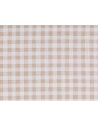FILLIKID Saltea pliabila pentru copii Beige Carouri 120x60x4 cm
