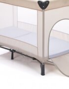FILLIKID Saltea pliabila pentru copii Buline Bleu 120x60x4 cm