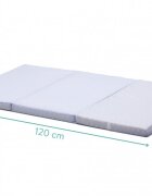 FILLIKID Saltea pliabila pentru copii Buline Bleu 120x60x4 cm