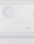 FILLIKID Saltea pliabila pentru copii White Blue 120x60x4 cm