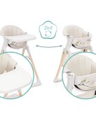 FILLIKID Scaun de masa si sezlong Noah 2 in 1 crem