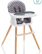 FILLIKID Scaun inalt pentru masa Paul star grey