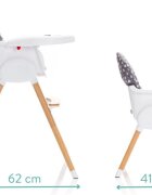 FILLIKID Scaun inalt pentru masa Paul star grey
