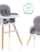 FILLIKID Scaun inalt pentru masa Paul star grey