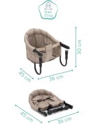 FILLIKID Scaunel de prins la masa Flexi taupe melange