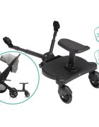 FILLIKID Treapta cu scaunel pentru carucior Basic black