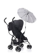 FILLIKID Umbrela pentru carucior 75 cm UV 50+ Easy fit Grey