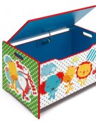 FISHER PRICE Ladita din lemn pentru depozitare jucarii Its Giggle Time