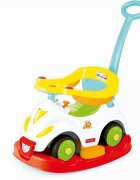 FISHER PRICE Masinuta copii fara pedale 4 in 1 Ride on rocker prevazuta cu maner si protectie laterala suport pentru picioare de la 12 luni pana la 23 kg