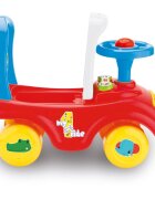 FISHER PRICE Masinuta copii fara pedale Ride-On cu spatar si spatiu depozitare jucarii de la 12 luni pana la 23 kg