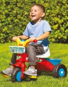 FISHER PRICE Tricicleta pentru copii My first trick cu claxon cosulet accesorii greutate maxima admisa 25 kg
