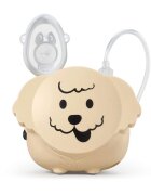 FLAEM Aparat de aerosoli Puppy masca copii si adulti Soft Touch bej