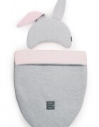 Floo for Baby Set saculet si pernuta pentru carucior Iepuras Roz