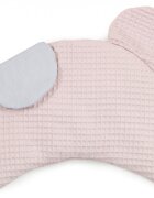 Floo for Baby Set saculet si pernuta pentru carucior Waffle Ursulet roz