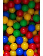 Flumi Set 200 bile din plastic colorate 7 cm