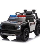 Ford Masinuta electrica copii F-150 Police cu licentastatie politietelecomanda 2.4Gacumulator 12V4.5Ah doua motoare lumini led oglinzi retrovizoare usi cu deschidere