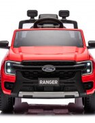 Ford Masinuta electrica copii Ranger Red cu licentascaun din piele ecologicatelecomanda 2.4Gacumulator 12V4.5Ahdoua motoarex35wlumini ledoglinzi retrovizoareusi cu deschidereportbagaj