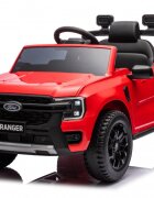 Ford Masinuta electrica copii Ranger Red cu licentascaun din piele ecologicatelecomanda 2.4Gacumulator 12V4.5Ahdoua motoarex35wlumini ledoglinzi retrovizoareusi cu deschidereportbagaj