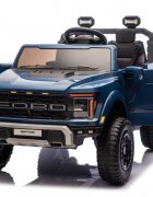 Ford Masinuta electrica pentru 2 copii Raptor F-150 Cobalt Blue cu licentaproiectoareacumulator 24Vtelecomanda 2.4Gfaruri ledmotoare x 200wslow startcenturi de siguranta individualegreutate admisa 60kg