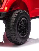 Ford Masinuta electrica pentru 2 copii Raptor F-150 Cobalt Red cu licentaproiectoareacumulator 24Vtelecomanda 2.4Gfaruri ledmotoare x 200wslow startcenturi de siguranta individualegreutate admisa 60kg