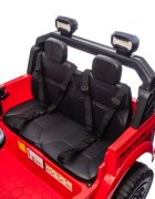 Ford Masinuta electrica pentru 2 copii Raptor F-150 Cobalt Red cu licentaproiectoareacumulator 24Vtelecomanda 2.4Gfaruri ledmotoare x 200wslow startcenturi de siguranta individualegreutate admisa 60kg