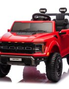 Ford Masinuta electrica pentru 2 copii Raptor F-150 Cobalt Red cu licentaproiectoareacumulator 24Vtelecomanda 2.4Gfaruri ledmotoare x 200wslow startcenturi de siguranta individualegreutate admisa 60kg