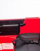 Ford Masinuta electrica pentru 2 copii Raptor F-150 Cobalt Red cu licentaproiectoareacumulator 24Vtelecomanda 2.4Gfaruri ledmotoare x 200wslow startcenturi de siguranta individualegreutate admisa 60kg
