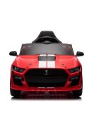 Ford Masinuta electrica pentru copii Mustang GT500 and Shelby Cobra Red 60W cu telecomanda si licenta deschidere usi lumini oglinzi retrovizoare si centura siguranta